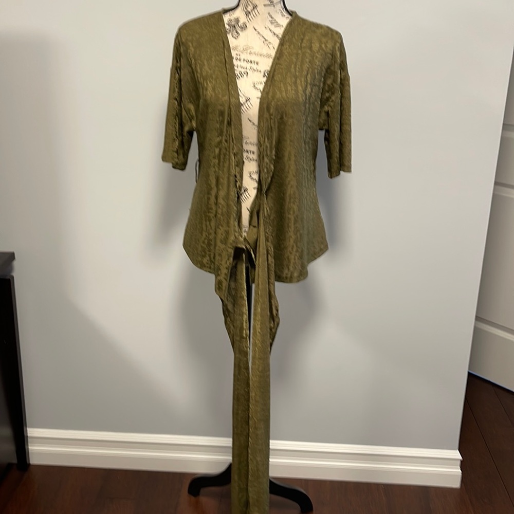 Zara printed wrap top blouse - Picture 8 of 12